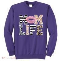 Mom Life Leopard Lips Sweatshirt thumb 0