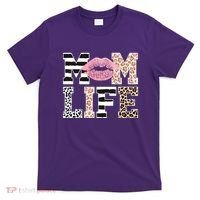 Mom Life Leopard Lips T-Shirt thumb 0