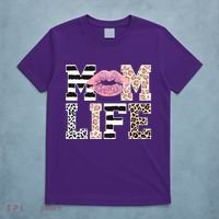 Mom Life Leopard Lips T-Shirt thumb 5