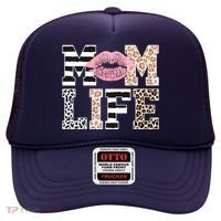 Mom Life Leopard Lips Hat thumb 0