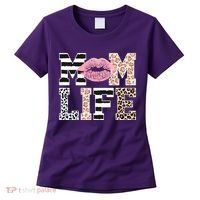 Mom Life Leopard Lips Women's T-Shirt thumb 0
