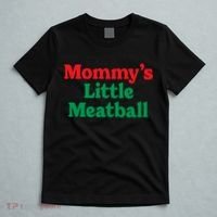 Mommy's Little Meatball Italian Ironic Funny Meme Trendy Unisex T-Shirt thumb 5