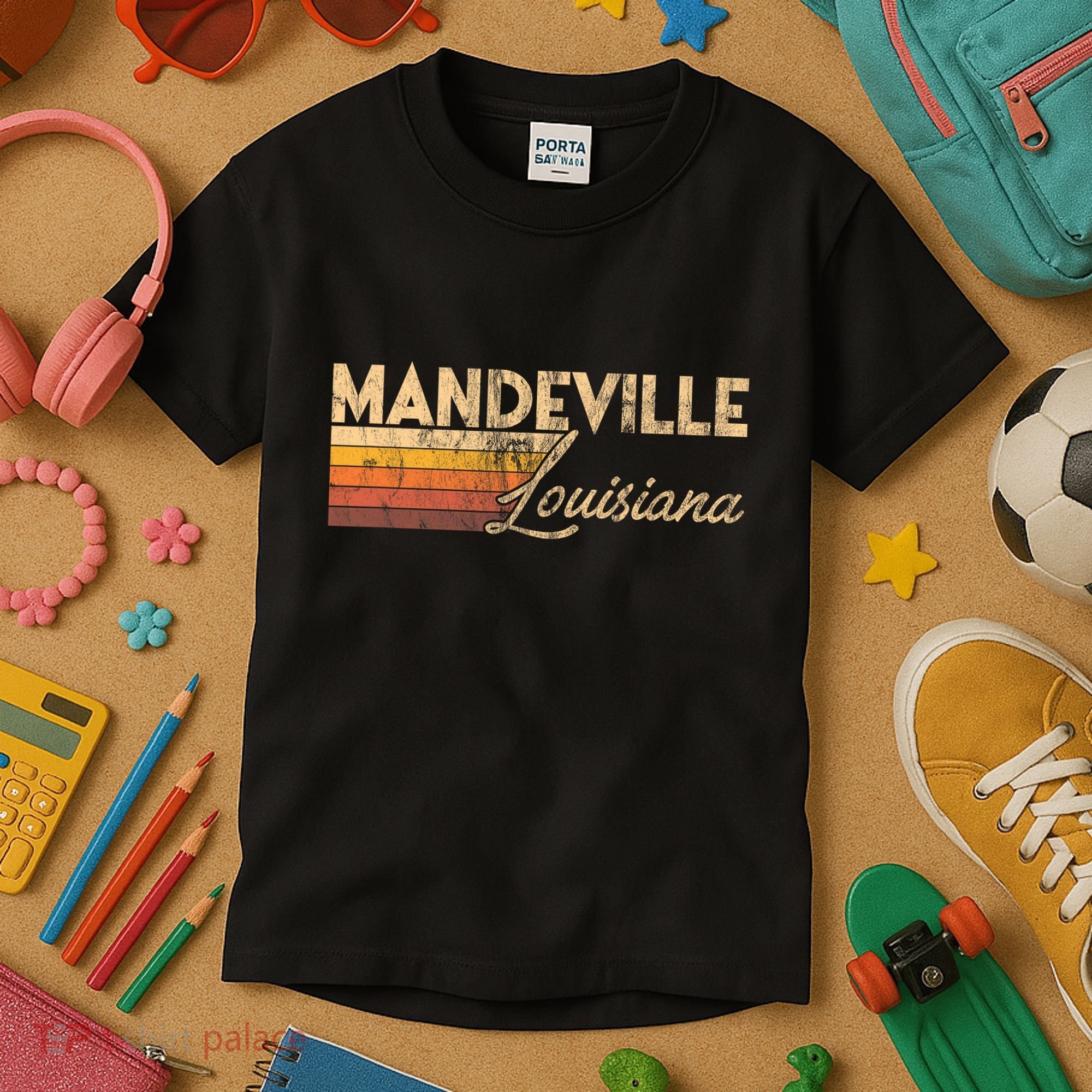 Mandeville Louisiana Kids T-Shirt