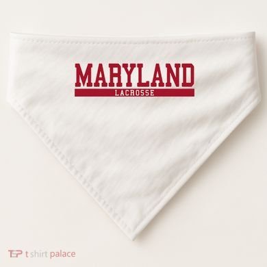 Maryland Lacrosse USA-Made Doggie Bandana