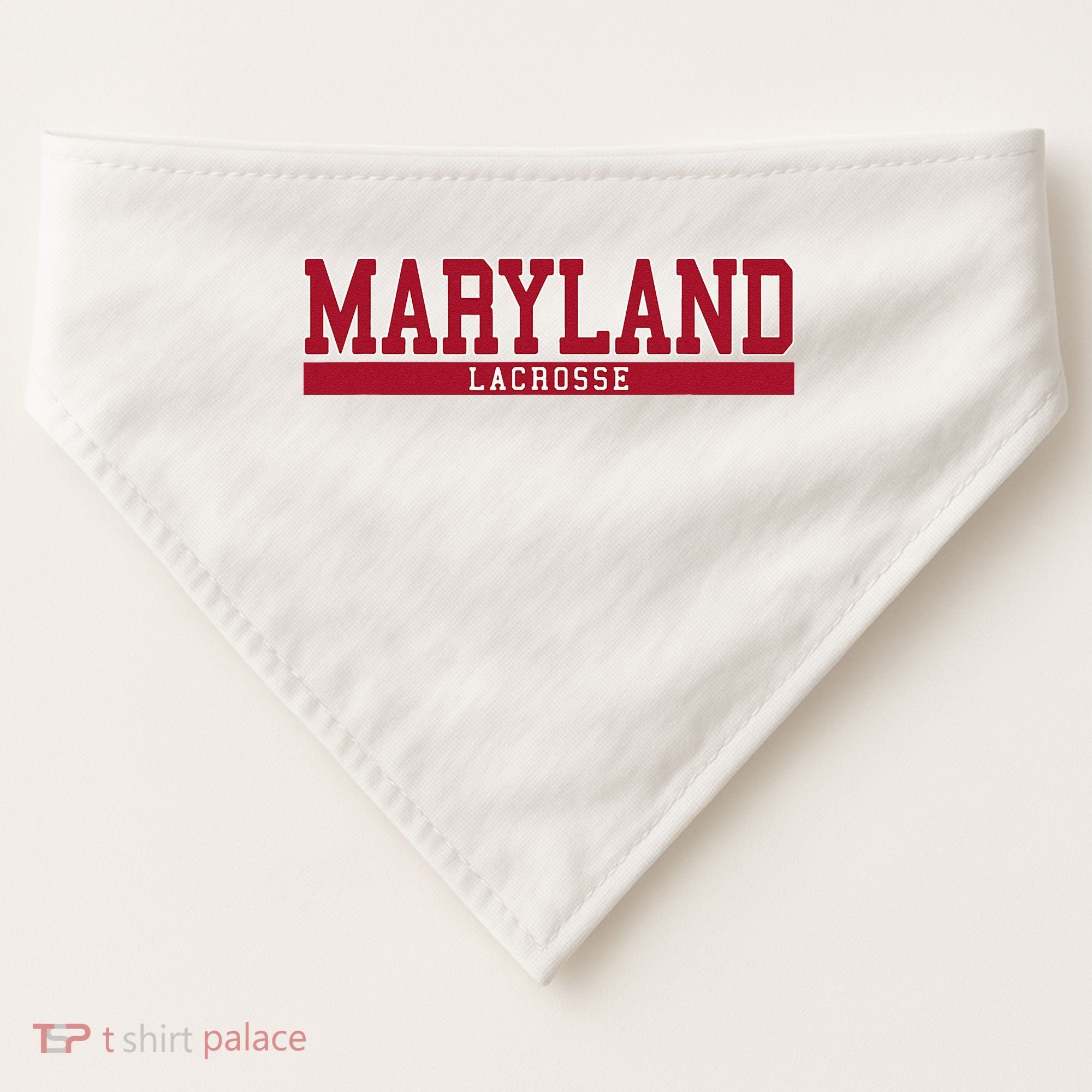 Maryland Lacrosse USA-Made Doggie Bandana