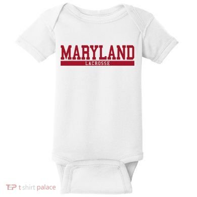 Maryland Lacrosse Baby Bodysuit
