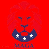 Maga Lion Santa Hat thumb 1