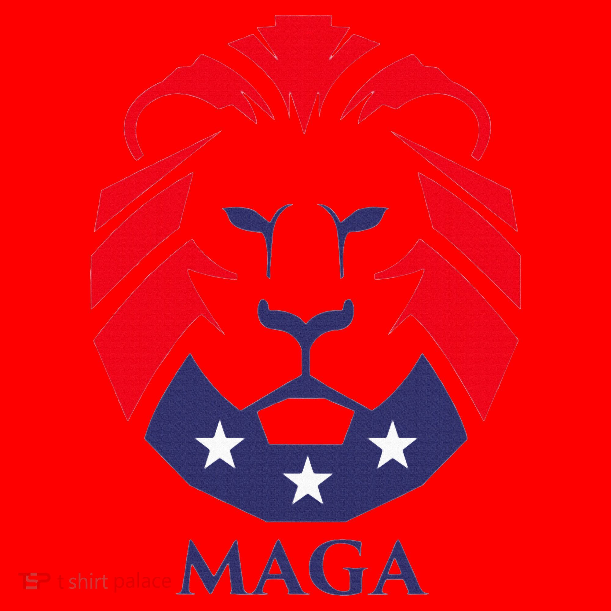 Maga Lion Santa Hat