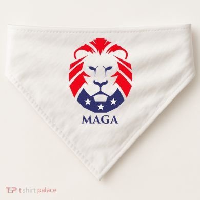 Maga Lion USA-Made Doggie Bandana