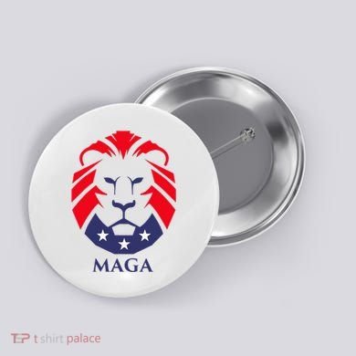 Maga Lion Button