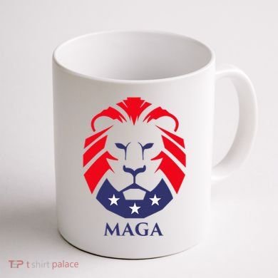 Maga Lion Coffee Mug back