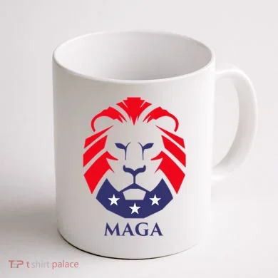 Maga Lion Coffee Mug back
