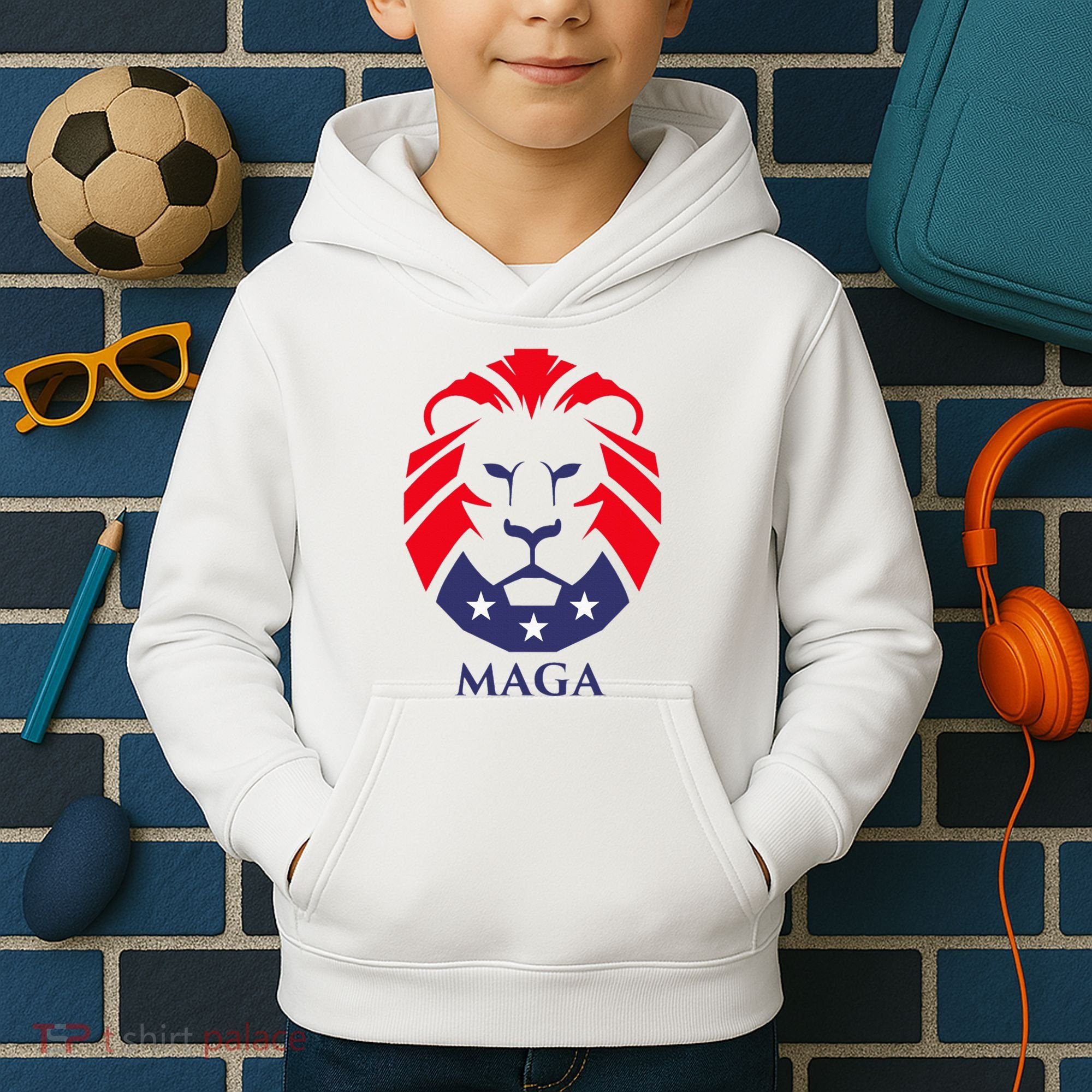 Maga Lion Kids Hoodie