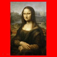 Mona Lisa Santa Hat thumb 1