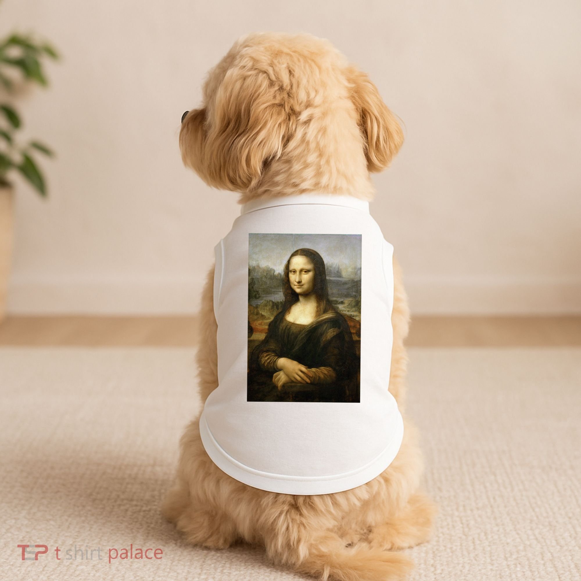 Mona Lisa Doggie Tank