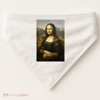 Mona Lisa USA-Made Doggie Bandana thumb 0