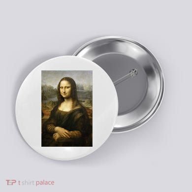 Mona Lisa Button