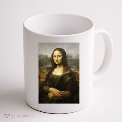 Mona Lisa Coffee Mug back
