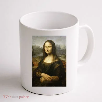 Mona Lisa Coffee Mug back
