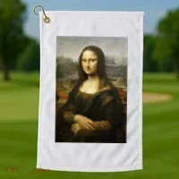 Mona Lisa Golf Towel thumb 1