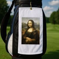 Mona Lisa Golf Towel thumb 2