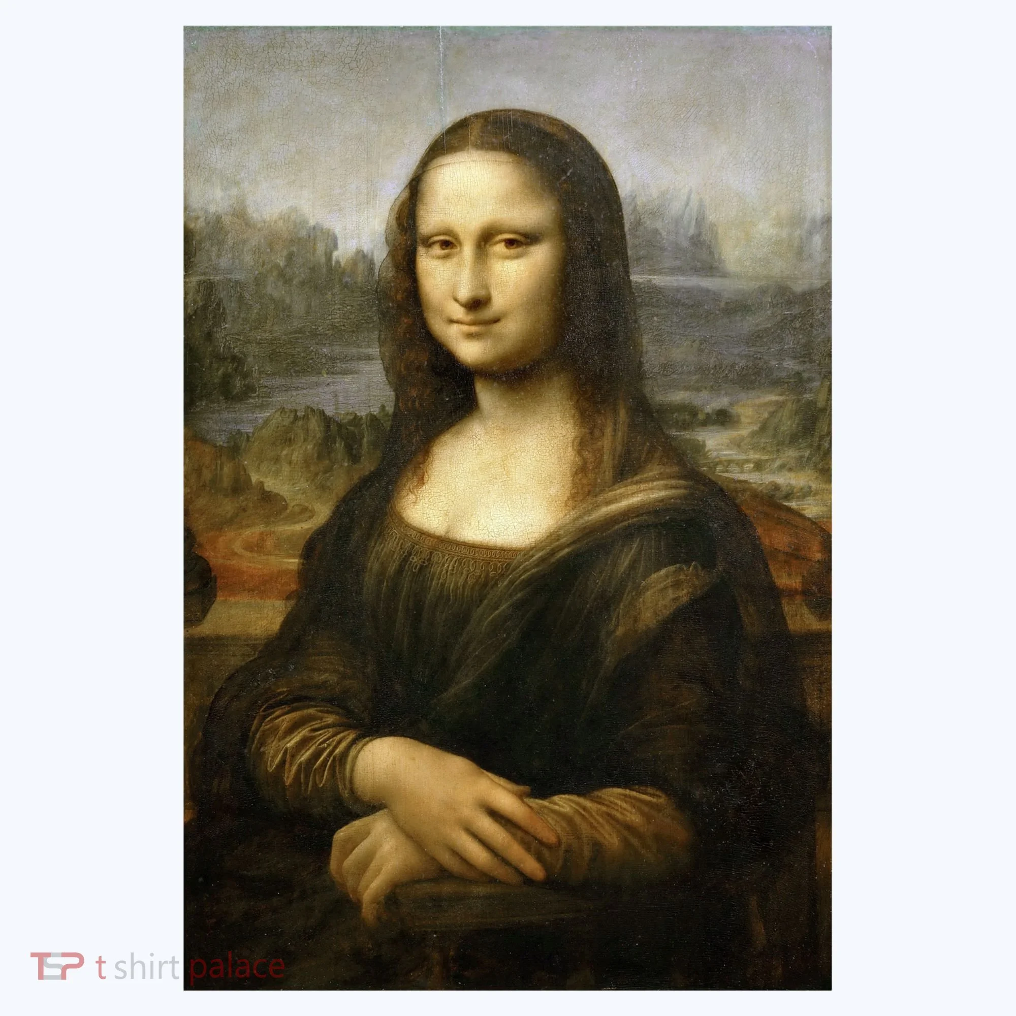 Mona Lisa Golf Towel