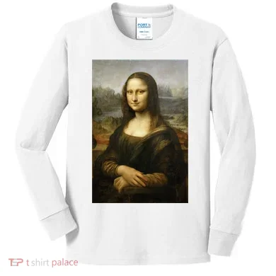 Mona Lisa Kids Long Sleeve Shirt