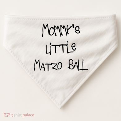 MommyS Little Matzo Ball Funn USA-Made Doggie Bandana