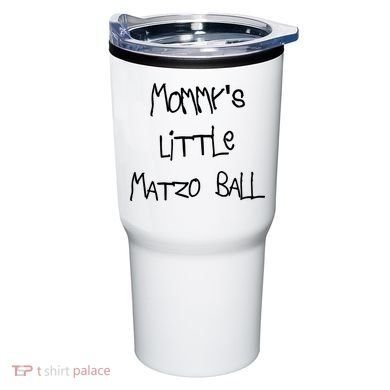 MommyS Little Matzo Ball Funn Tumbler