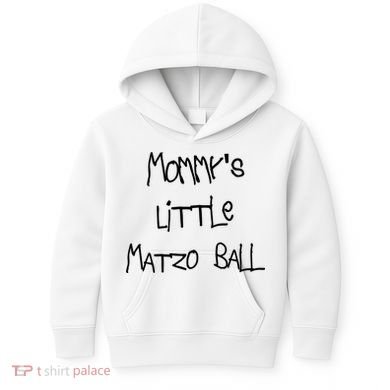 MommyS Little Matzo Ball Funn Kids Hoodie