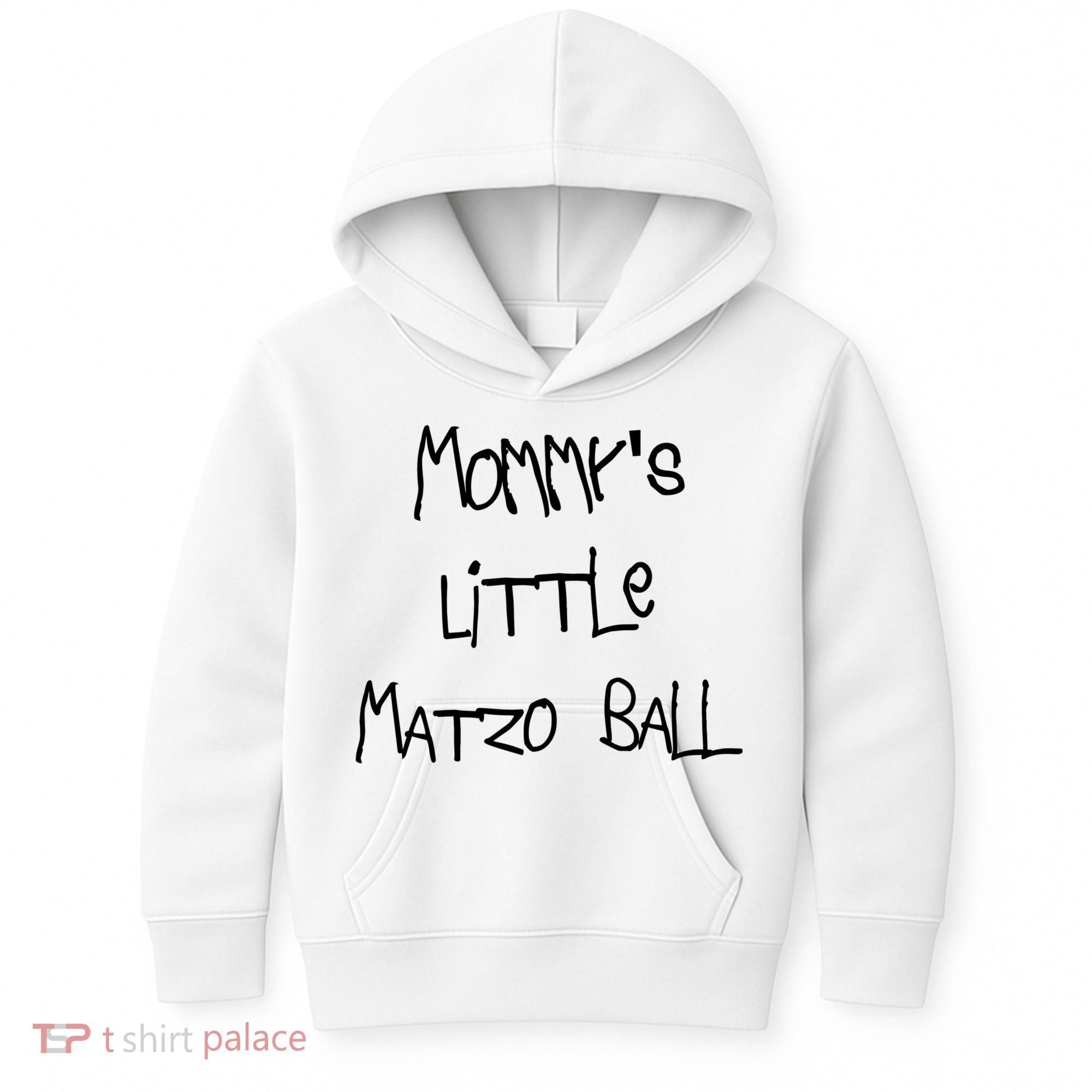 MommyS Little Matzo Ball Funn Kids Hoodie