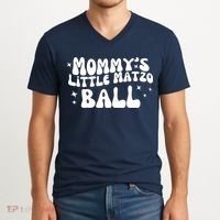 Mommys Little Matzo Ball V-Neck T-Shirt thumb 2