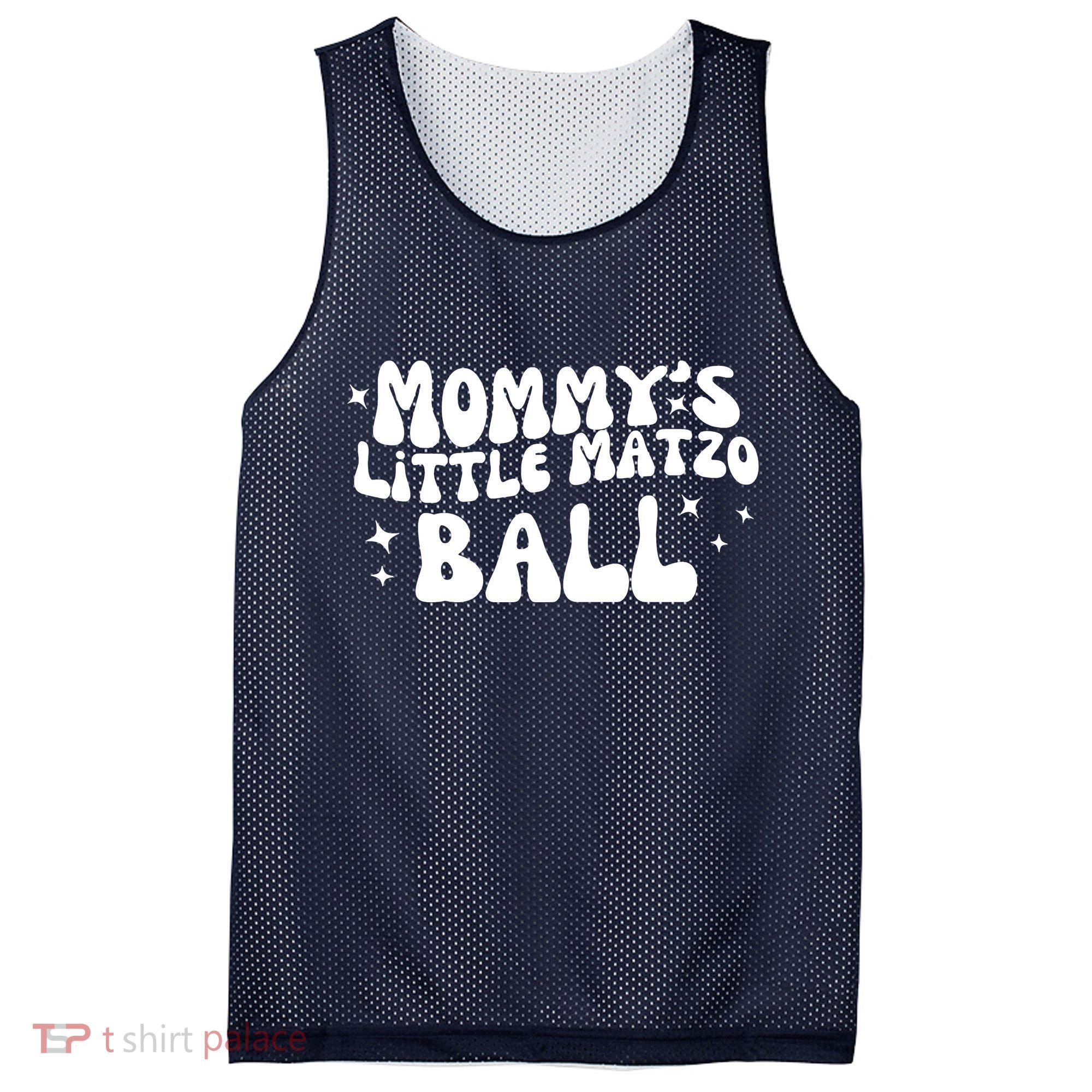 Mommys Little Matzo Ball Mesh Reversible Basketball Jersey Tank