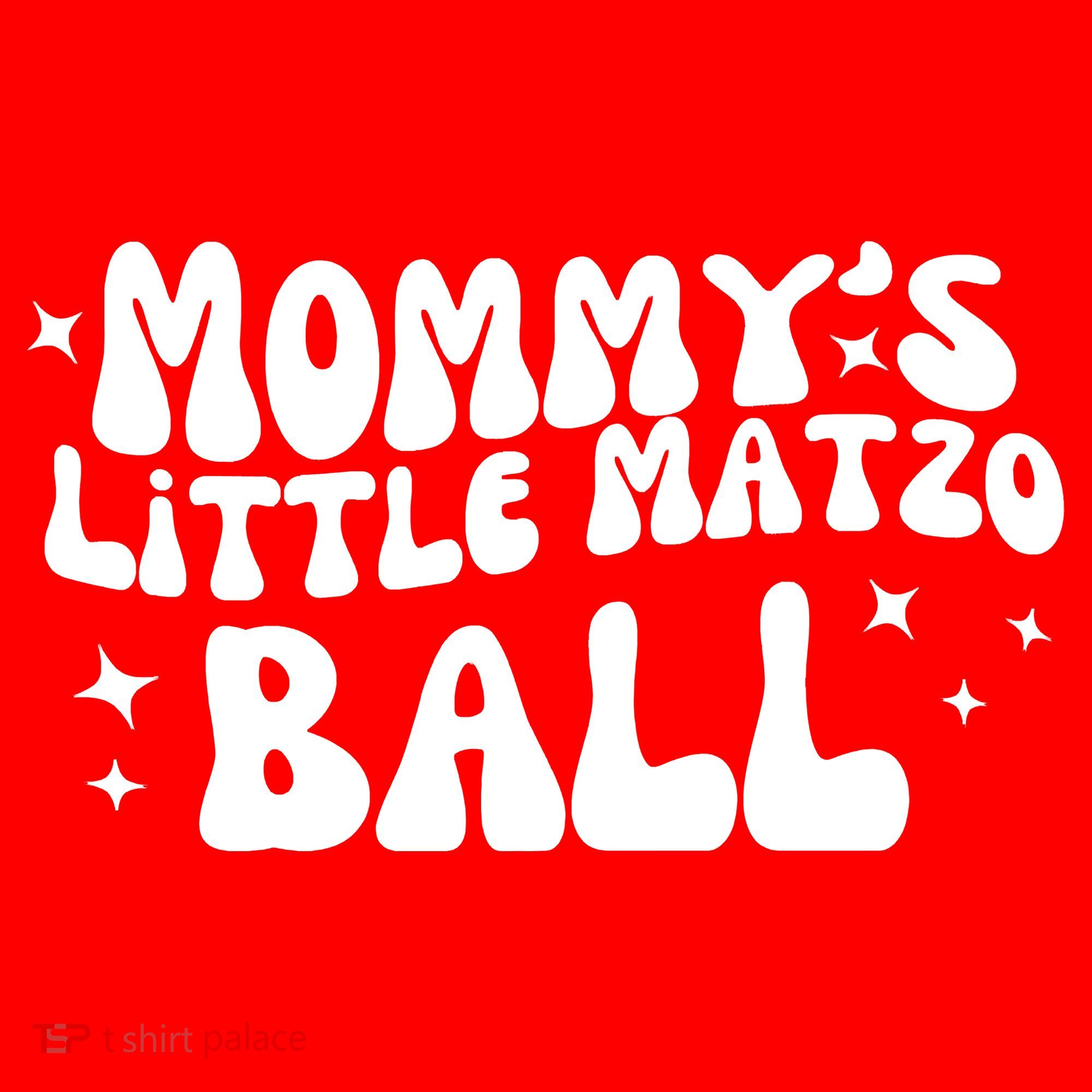 Mommys Little Matzo Ball Santa Hat