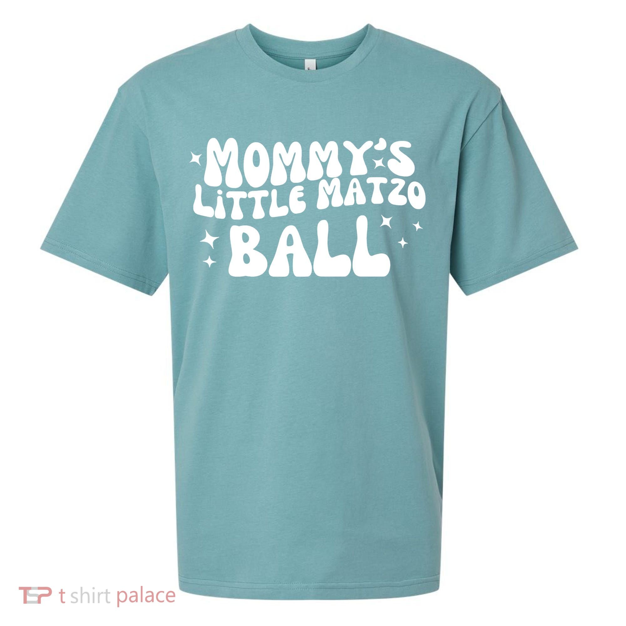 Mommys Little Matzo Ball Sueded Cloud Jersey T-Shirt