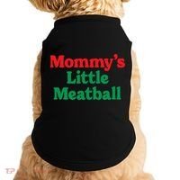 Mommys Little Meatball Italian Meme Doggie Tank thumb 0