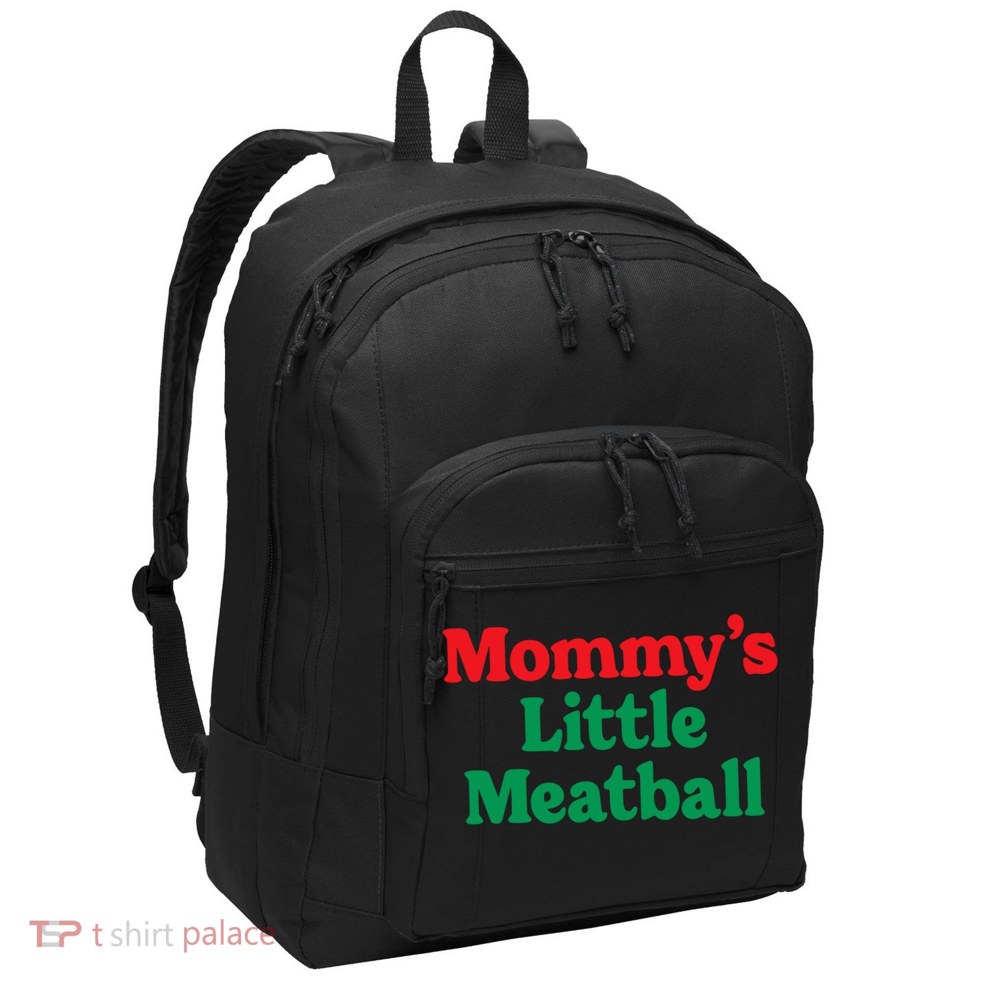Mommys Little Meatball Italian Meme Port Authority Basic Backpack