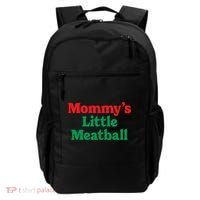 Mommys Little Meatball Italian Meme Backpack thumb 0