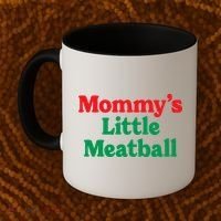 Mommys Little Meatball Italian Meme Coffee Mug thumb 2