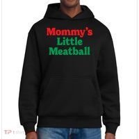 Mommys Little Meatball Italian Meme District V.I.T. Heavyweight Hoodie thumb 0