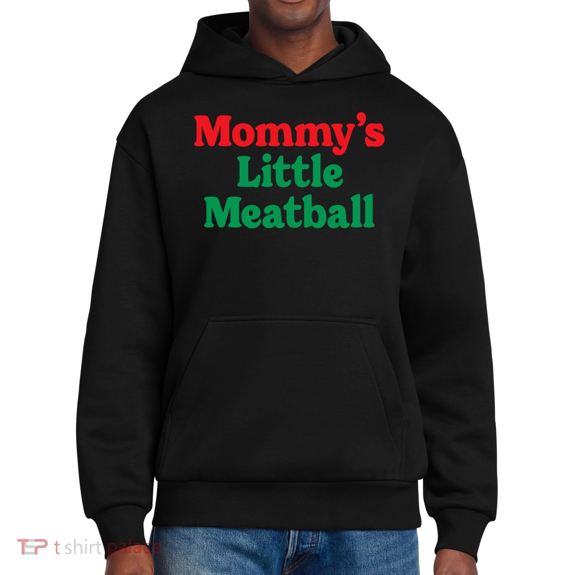 Mommys Little Meatball Italian Meme District V.I.T. Heavyweight Hoodie