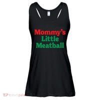 Mommys Little Meatball Italian Meme Ladies Essential Flowy Tank thumb 0