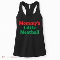 Mommys Little Meatball Italian Meme Women's Tank Top thumb 0