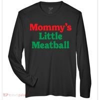 Mommys Little Meatball Italian Meme Zone Performance Long-Sleeve T-Shirt thumb 0