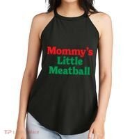 Mommys Little Meatball Italian Meme Women's Perfect Tri Rocker Tank thumb 2