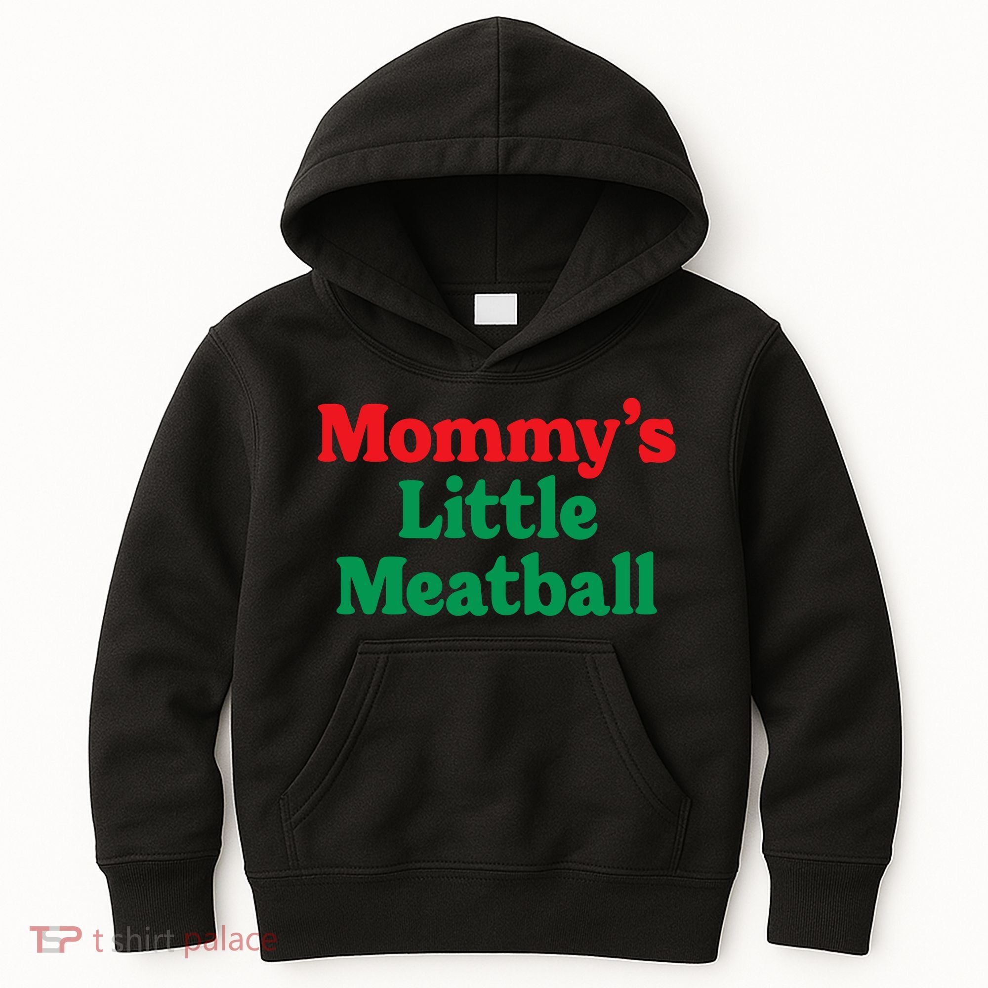 Mommys Little Meatball Italian Meme Kids Hoodie