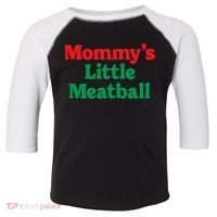 Mommys Little Meatball Italian Meme Toddler Fine Jersey T-Shirt thumb 0