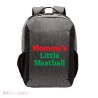 Mommys Little Meatball Italian Meme Vector Backpack thumb 0