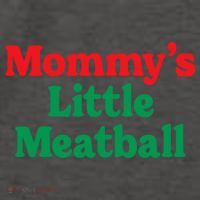 Mommys Little Meatball Italian Meme Vector Backpack thumb 2