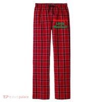 Mommys Little Meatball Italian Meme Men's Flannel Plaid Pajama Pants thumb 0